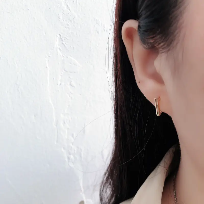Triangle s925 sterling silver earrings