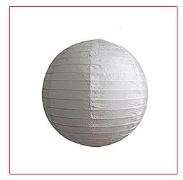 Mid autumn festival wedding mall decoration round paper lanterns White - Shop at LoveMi