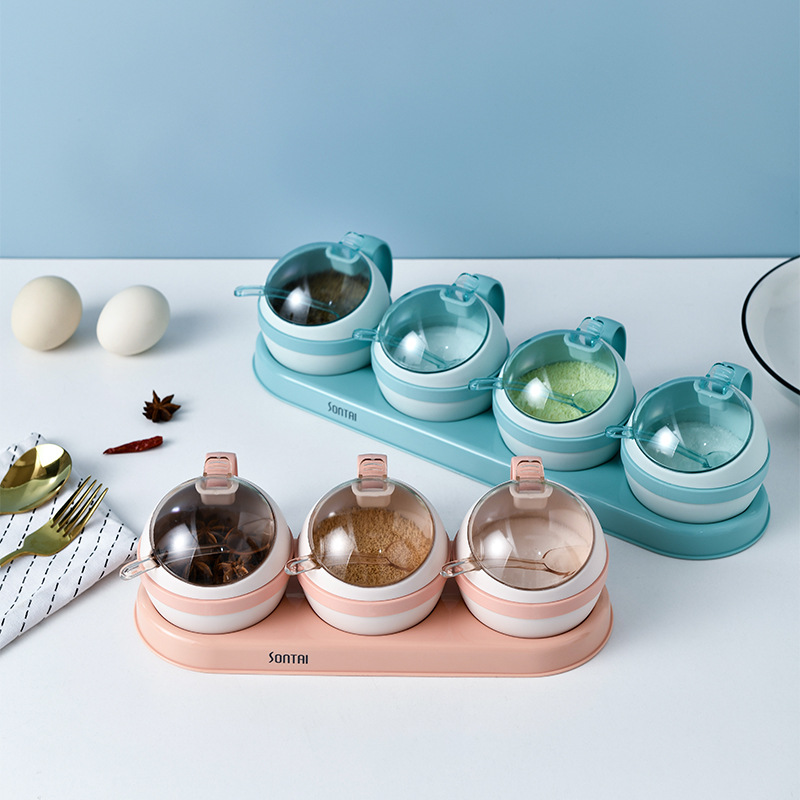 Spice box personality creative cute kitchen