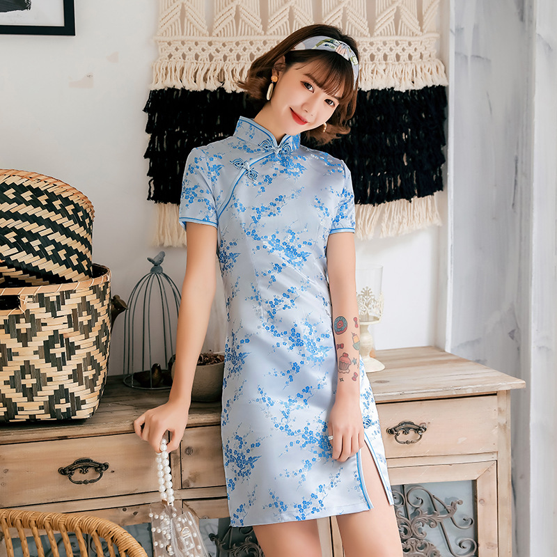 New summer daily Tang suit cheongsam dress — view 5