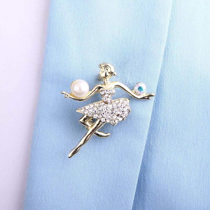 Ballerina Girl Brooch, picture 3 of 4