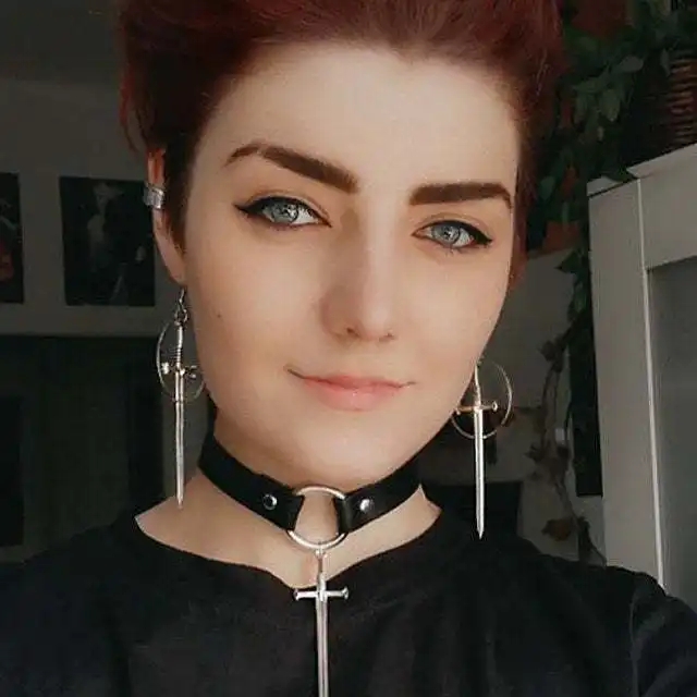 Dark Punk Witch earrings
