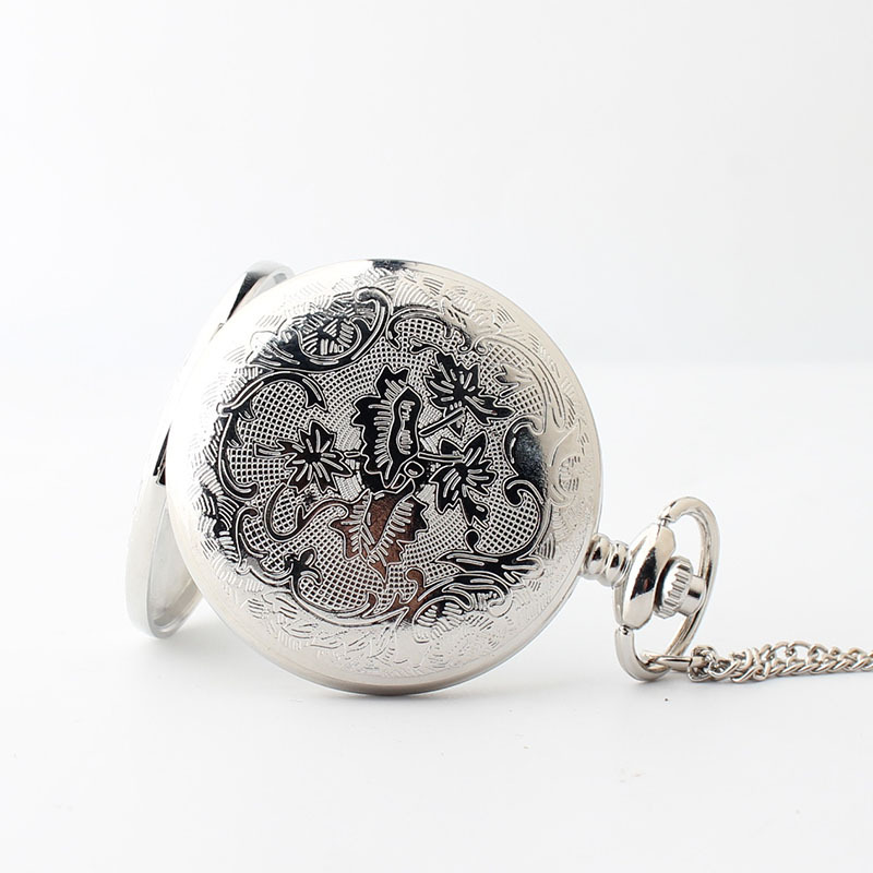 Starry sky Roman scale quartz pendant pocket watch