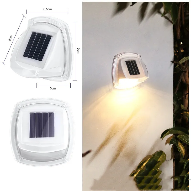 Outdoor Solar Courtyard Small Wall Lamp Garden Waterproof Rail Guarding Lamp Home Villa Wall Vintage Ornament Small Night Lamp – image 5