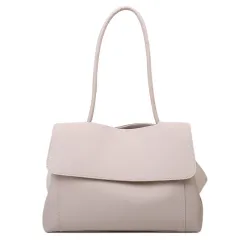Net celebrity armpit briefcase niche design shoulder bag - White - View 1