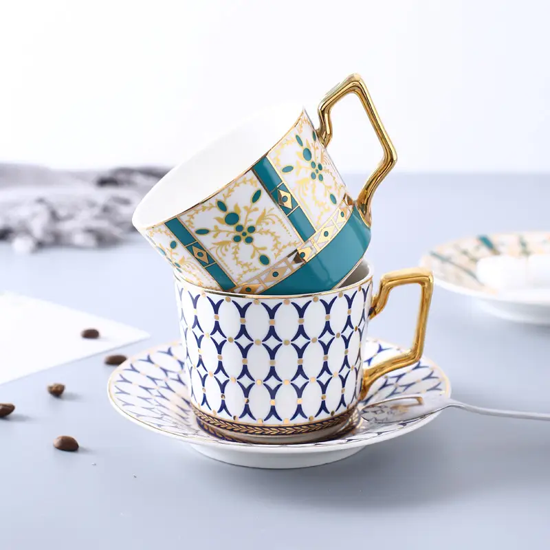 Phnom Penh Coffee Cup and Saucer Set