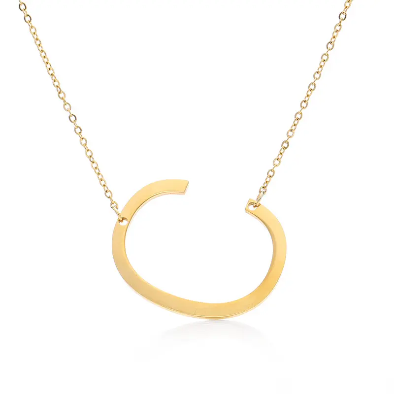 Fabulous Rose Gold Plated Stainless Steel Initial