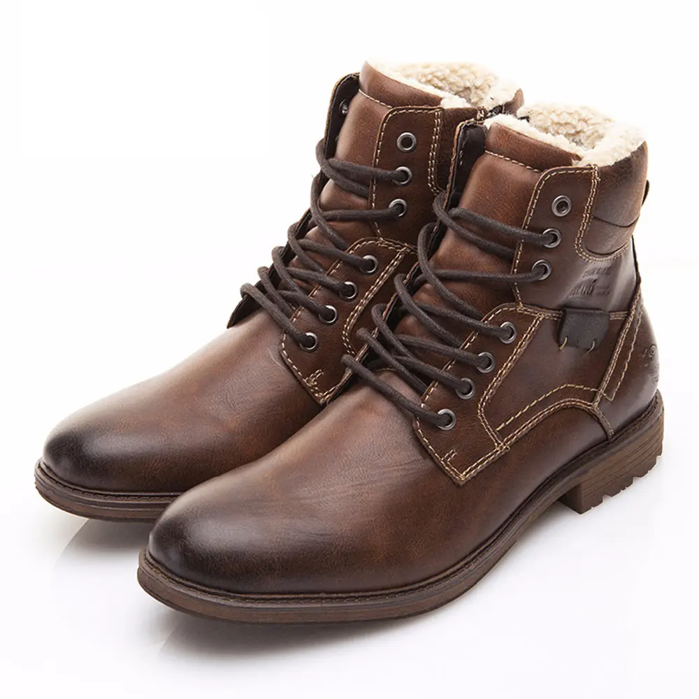 Winter Men Warm Shoes Martin Boots Snow