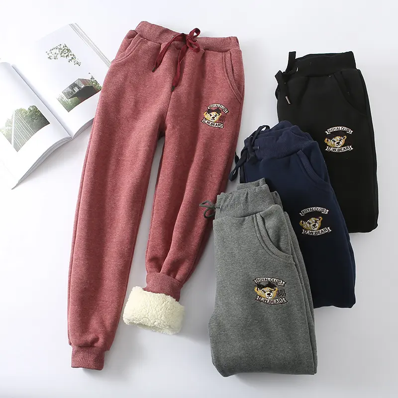 Lamb Velvet Sweatpants Trousers