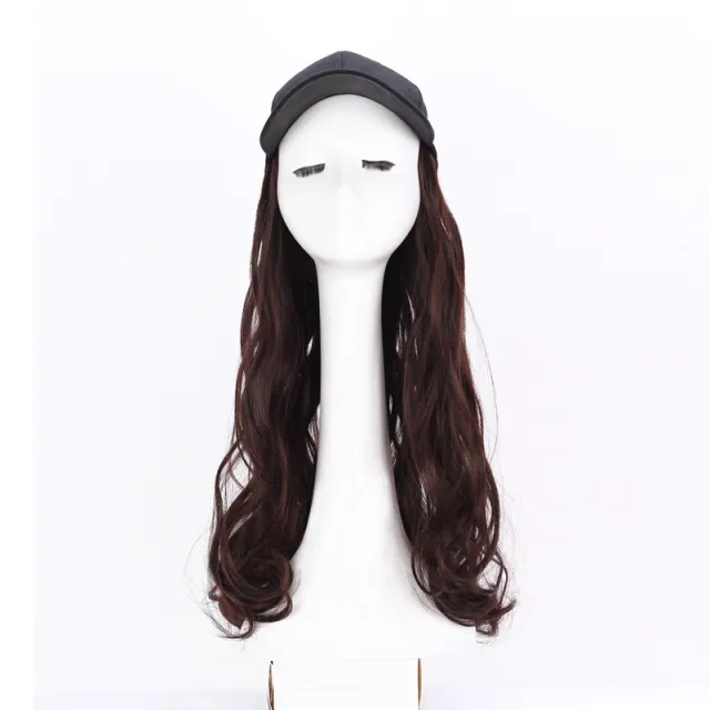 Cap big wave wig Deep Brown - Shop at LoveMi
