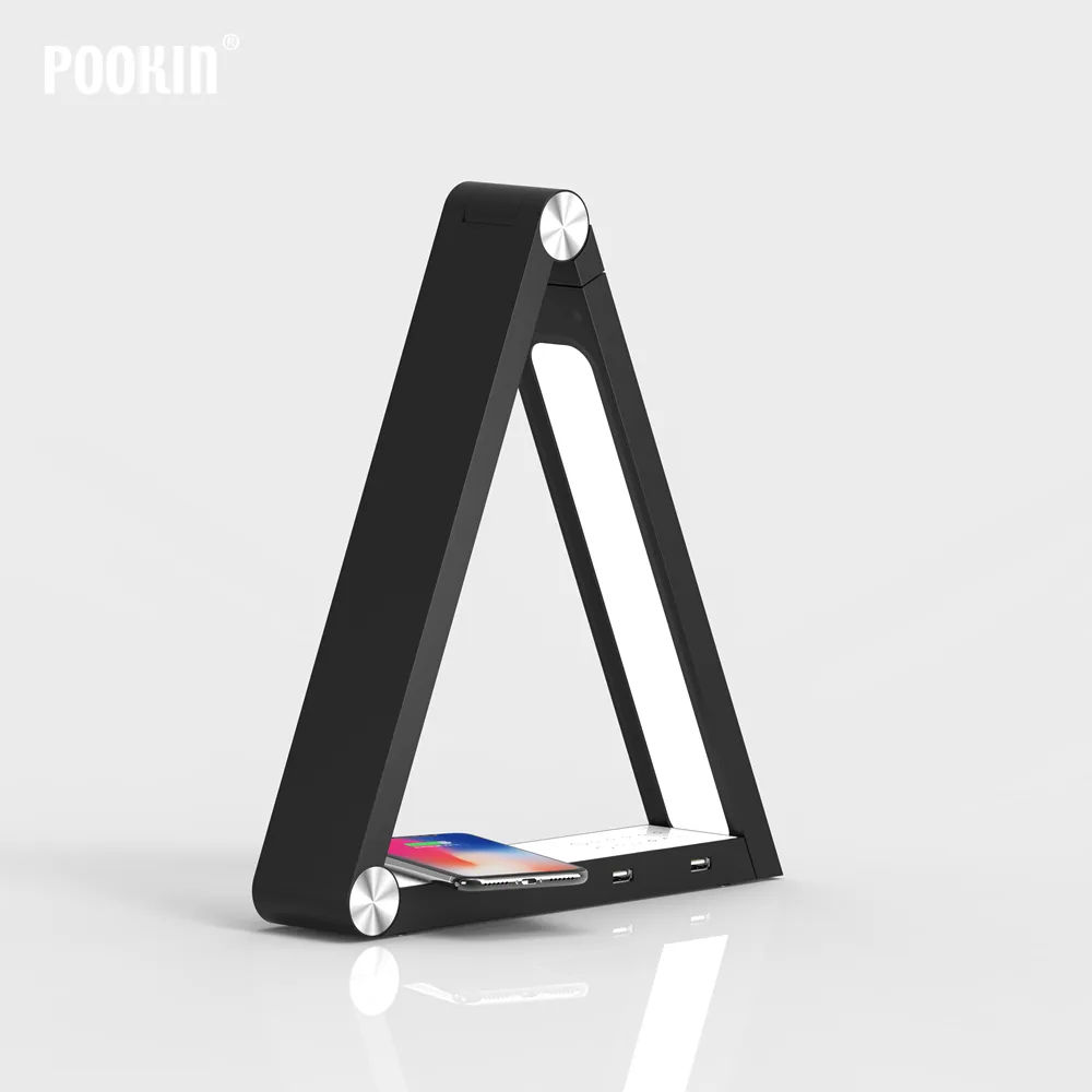 LED Wireless Charging Long Arm Desk Lamp Dimming Table