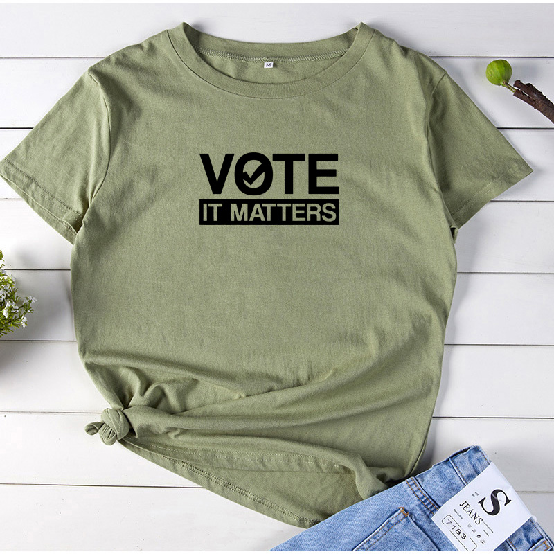 Round neck cotton short sleeves