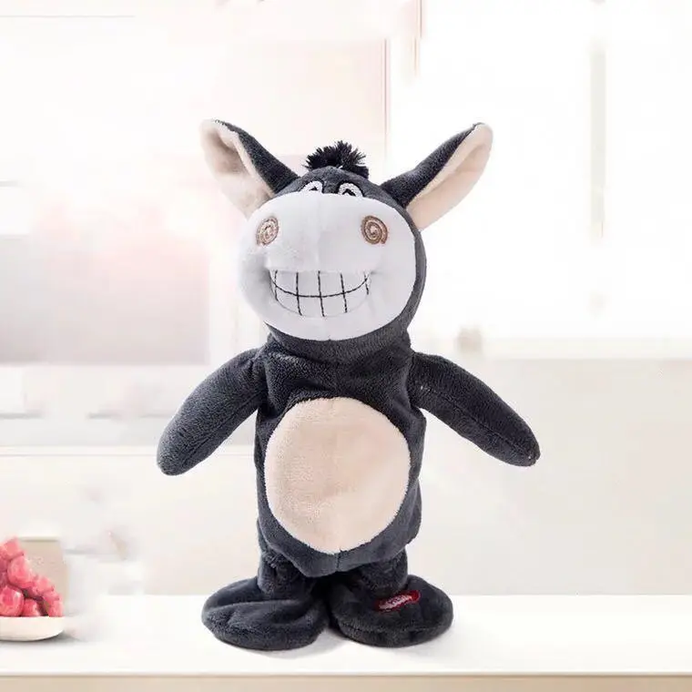 Electronic Robot Donkey Remote Control Kids Plush
