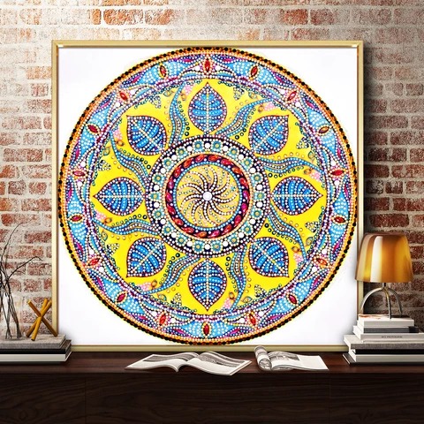 5D shaped diamond painting
