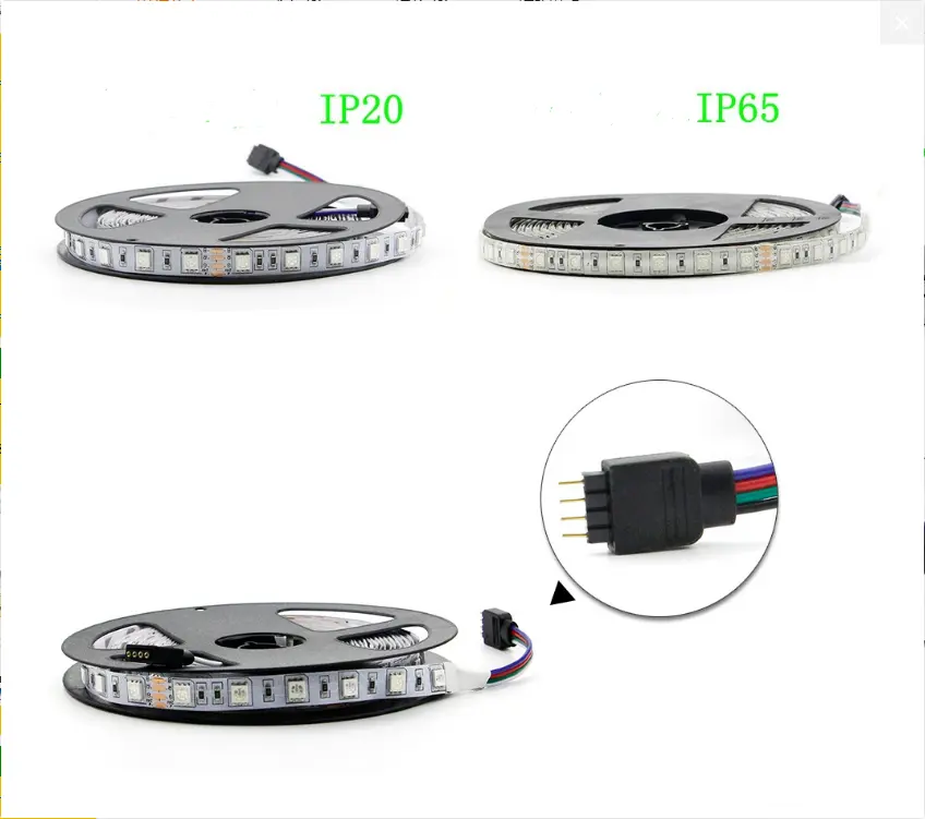 LED Light Strips Highlight 60 Beads Epoxy