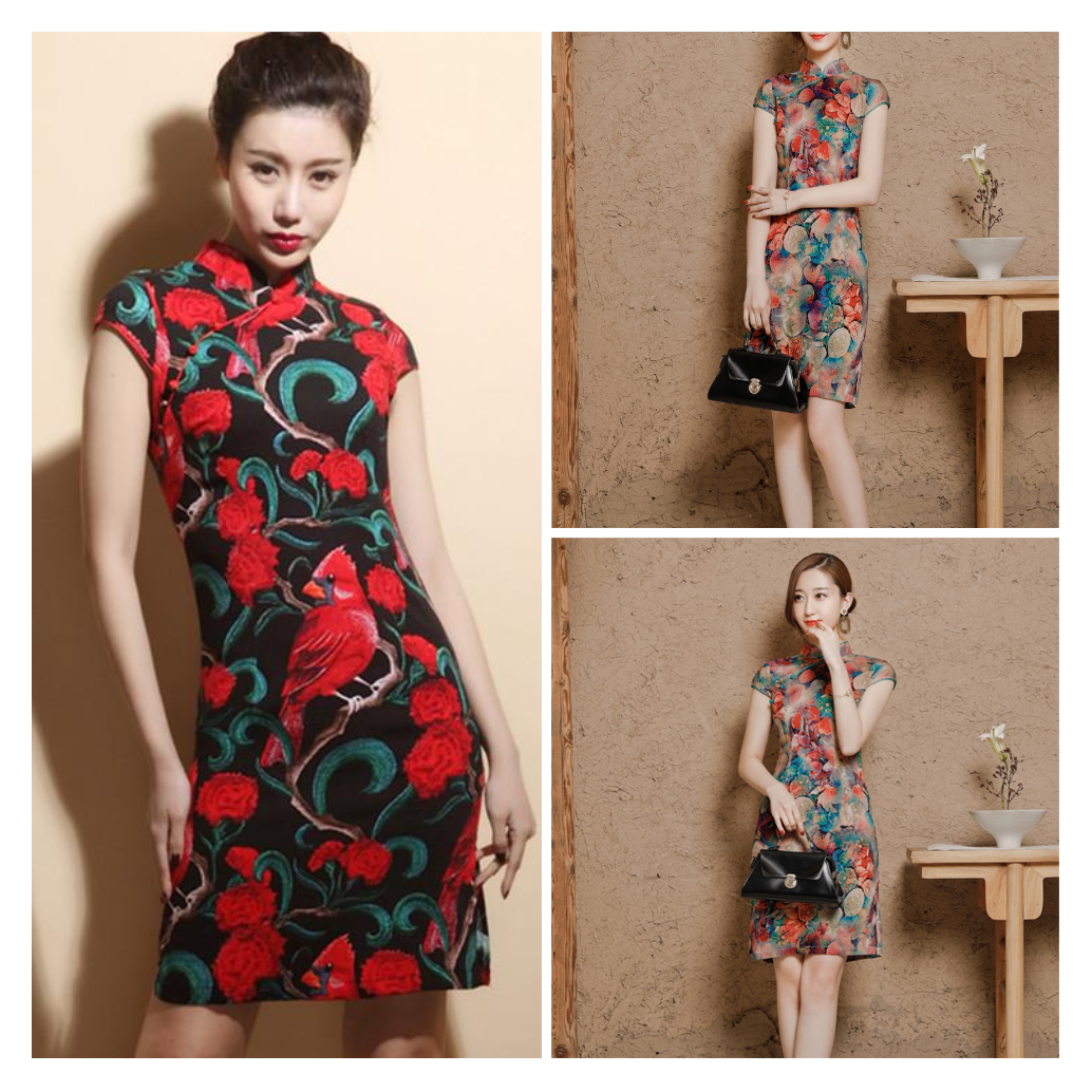 Chinese cheongsam dress cheongsam