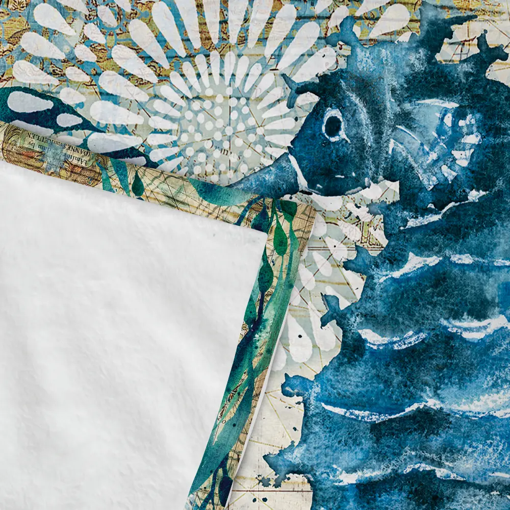 Single layer plush digital printing blanket