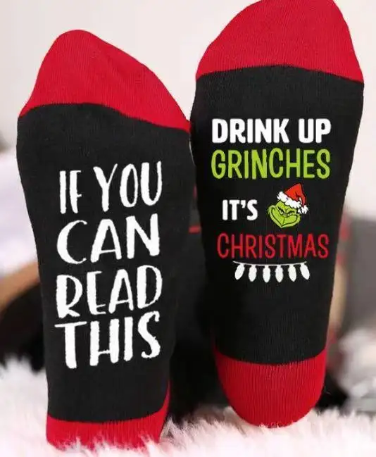 Christmas Socks Casual Cotton