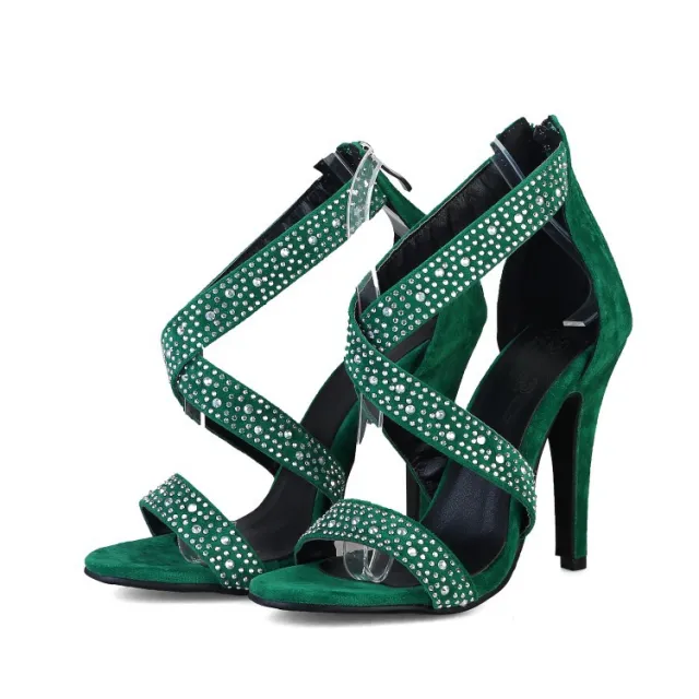 New sexy stiletto heel Green - Shop at LoveMi