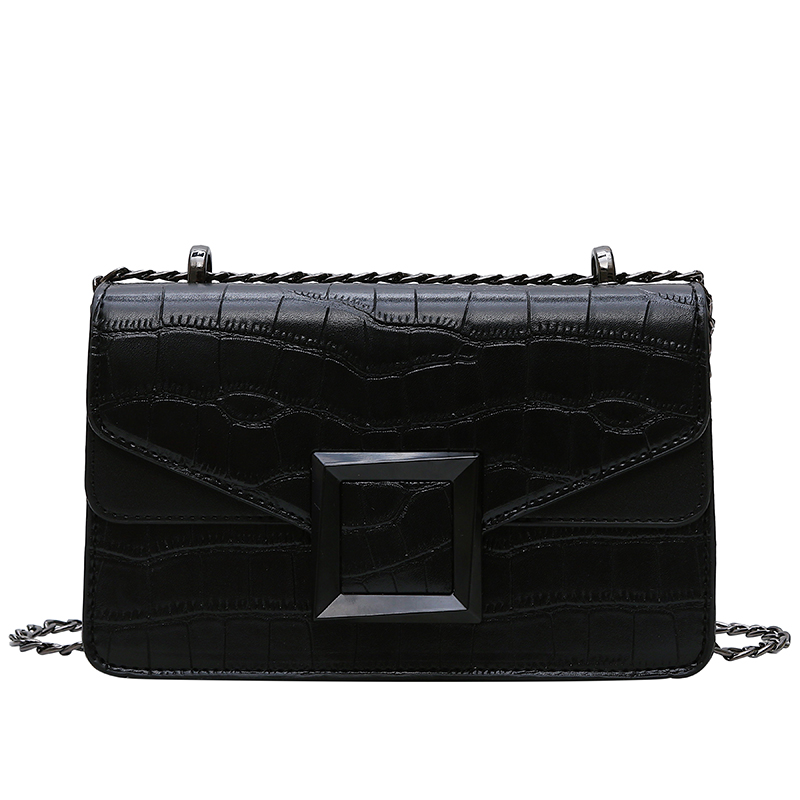 Net red chain small square bag