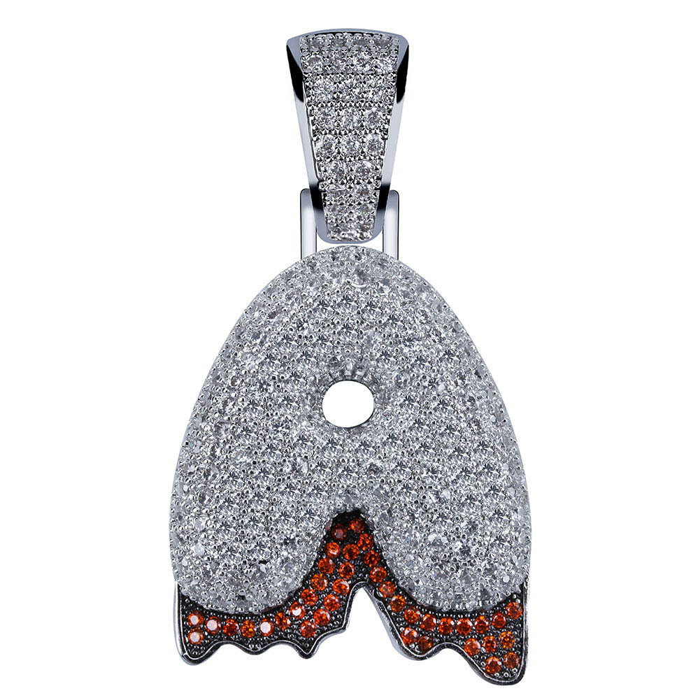 Letter hip hop accessories pendant