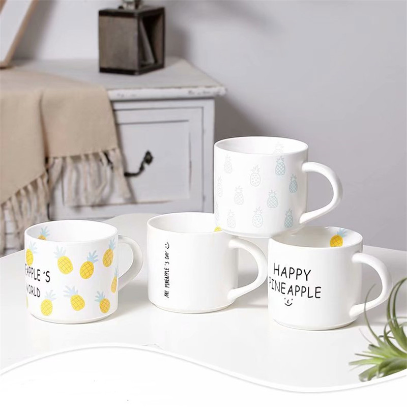 Nordic ins pineapple fruit breakfast cup