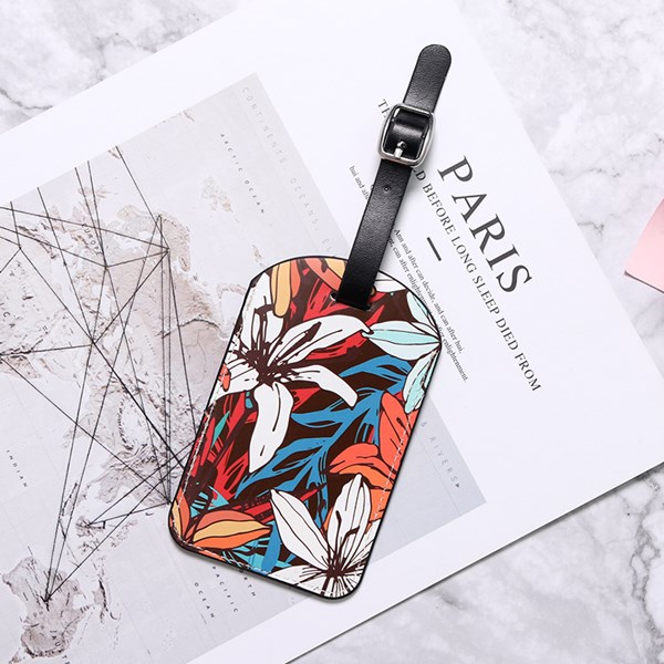 Personalized creative travel label boarding pass