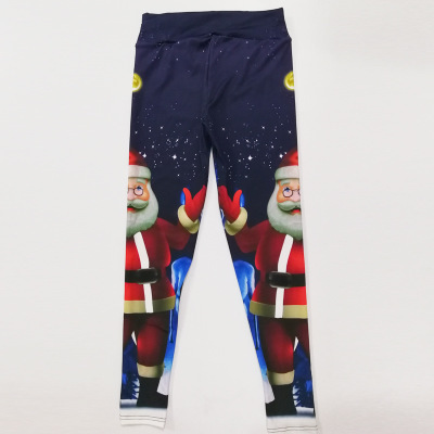 Christmas Print Fitness Pants, picture 9 of 10