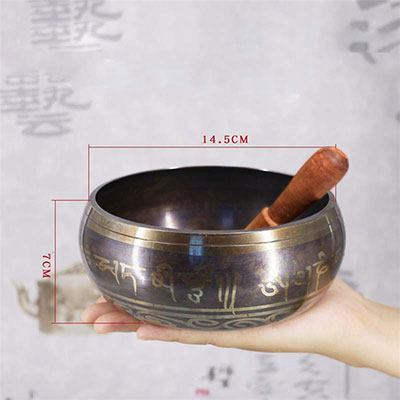 Meditation Bowl Black14.5Cm - Shop at LoveMi