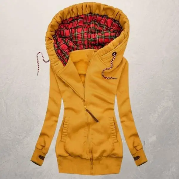 Slim windbreaker women's slim casual all match jacket Yellow - Shop at LoveMi
