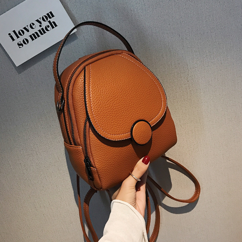 New Pu backpack fashion women's bag