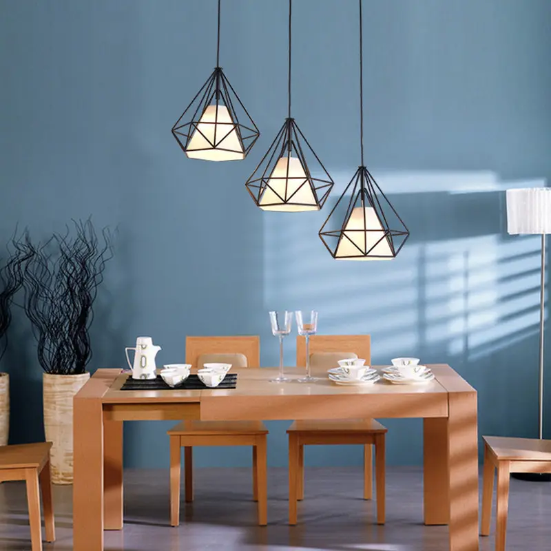 Wrought Iron Color Diamond Chandelier