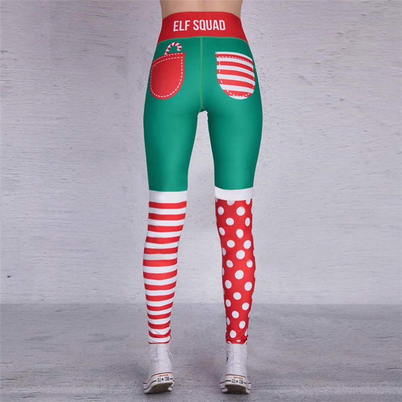 Christmas Print Fitness Pants, picture 8 of 10