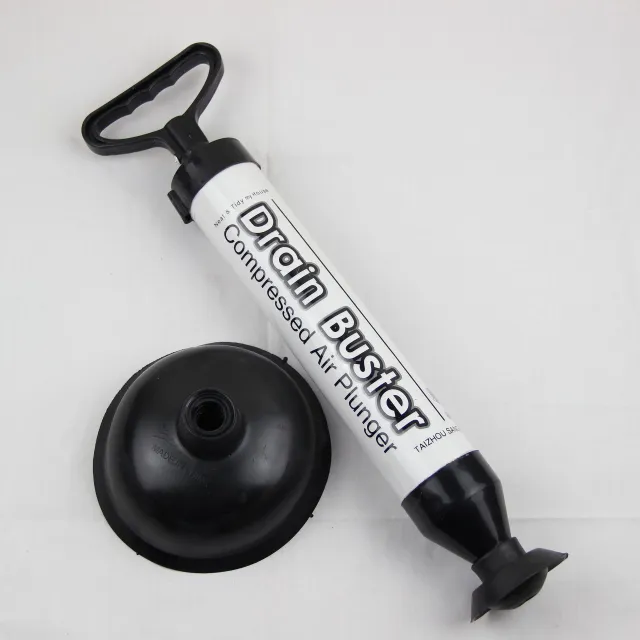 Household powerful high pressure toilet vacuum pipe dredge Black - Shop at LoveMi