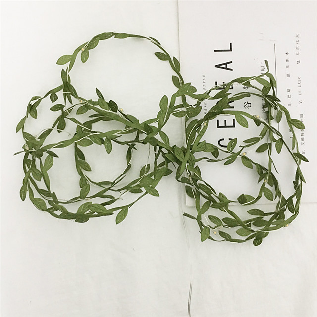 Leaf rattan light string