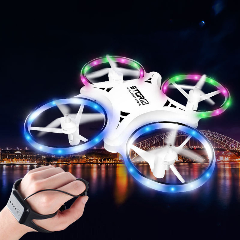 Quadricoptère Pliable Hauteur Fixe — Drone au Geste XY-023 LED 1
