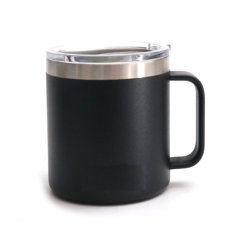 Handle cup 304 stainless steel water cup Black - Shop at LoveMi