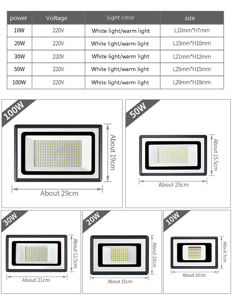 LED flood light outdoor light — foto 7