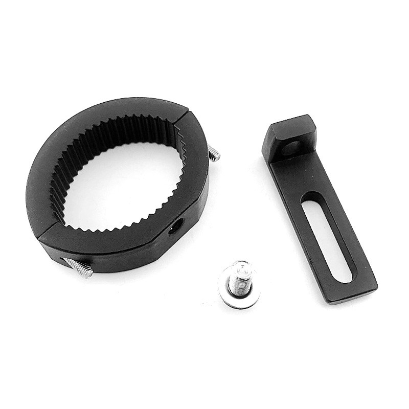 Motorcycle spotlight bracket fixture LED headlight tube clip extension bracket — foto 3