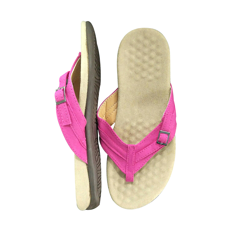Flat Flip Flops Women's Sandals And Slippers Red - Shop at LoveMi