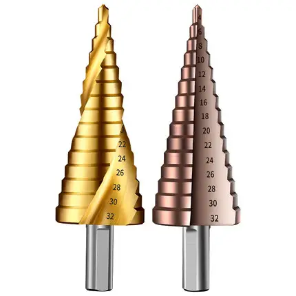 Pagoda drill bit universal metal reaming stainless