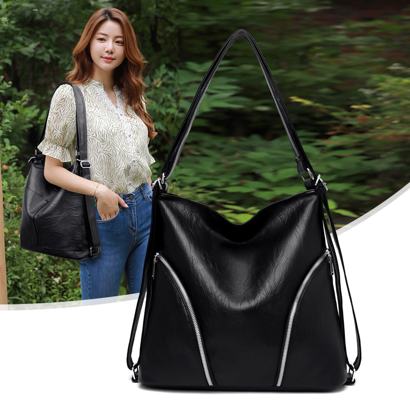 Summer fashion all-match soft leather handbags