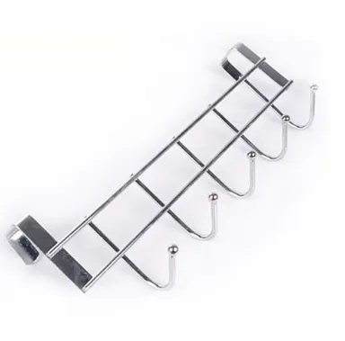 Bold chrome plated iron 5 hook cabinet door back hook door hook hook coat hook five link hook - Shop at LoveMi