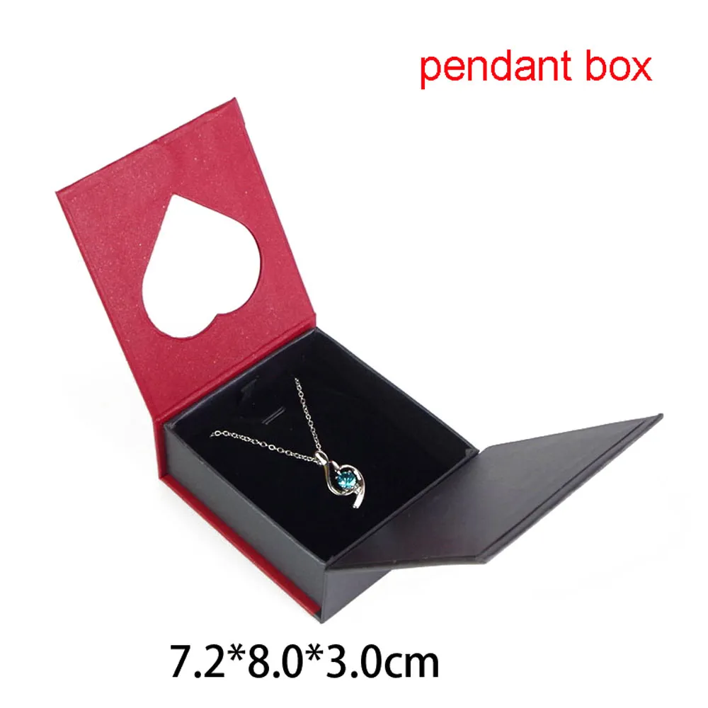 Gold and Silver Jewelry Jade Ring Pendant Bracelet Necklace Box - Pendant Box