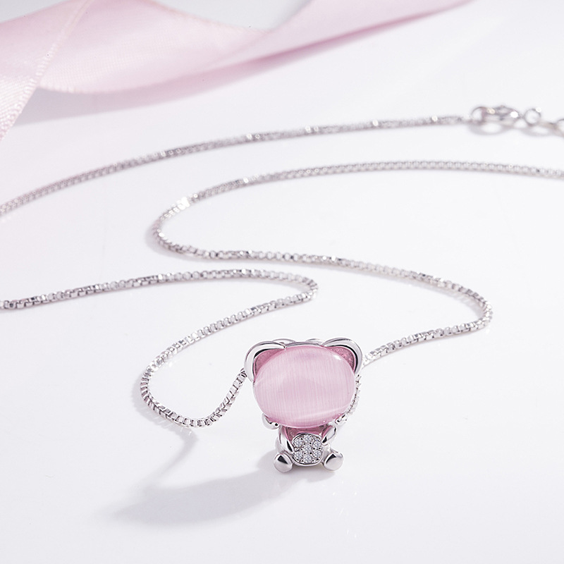 Crystal Panda Necklace Lock