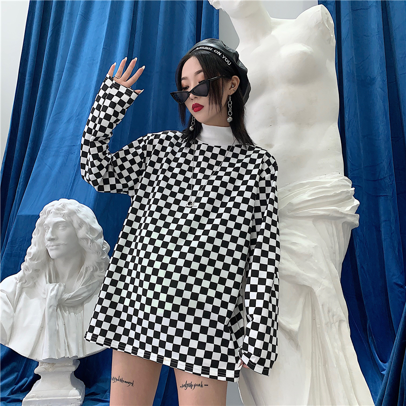 Splicing bottoming shirt