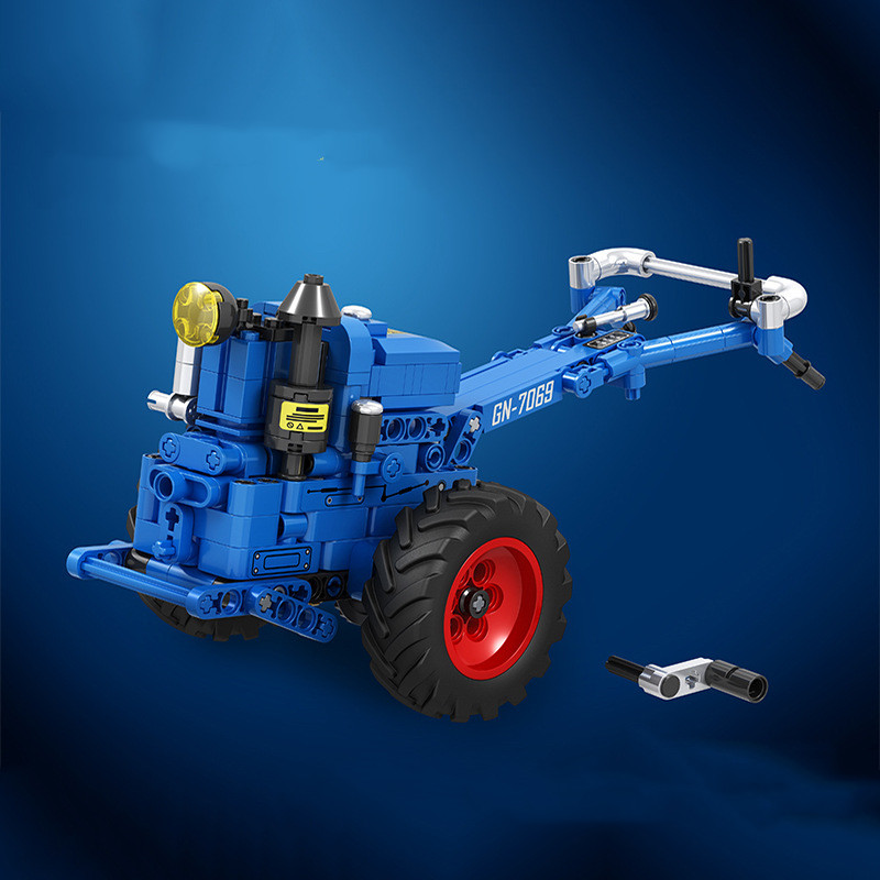 Puzzle assembly tractor model (Walking)