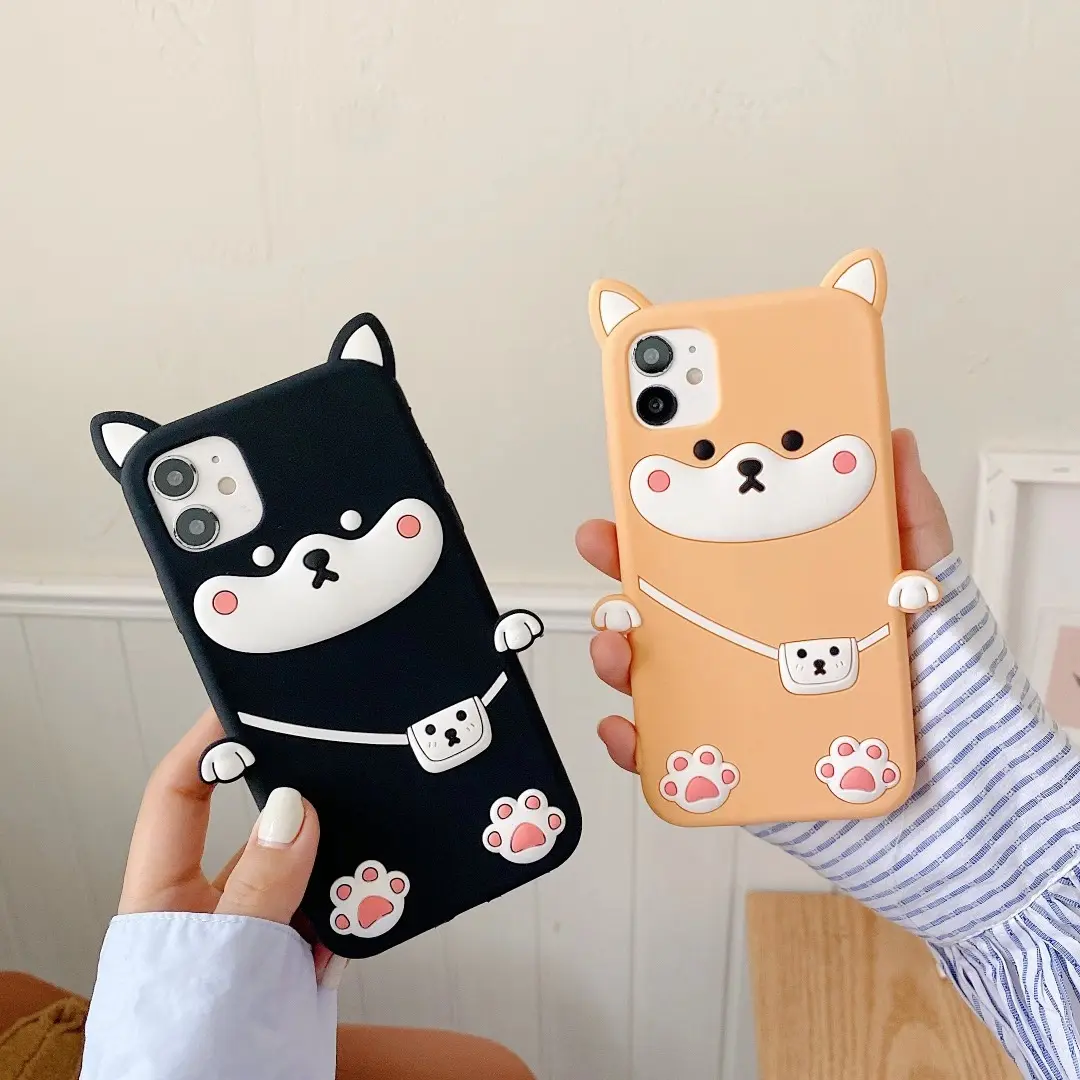 Compatible with Apple, Chai dog silicone mobile