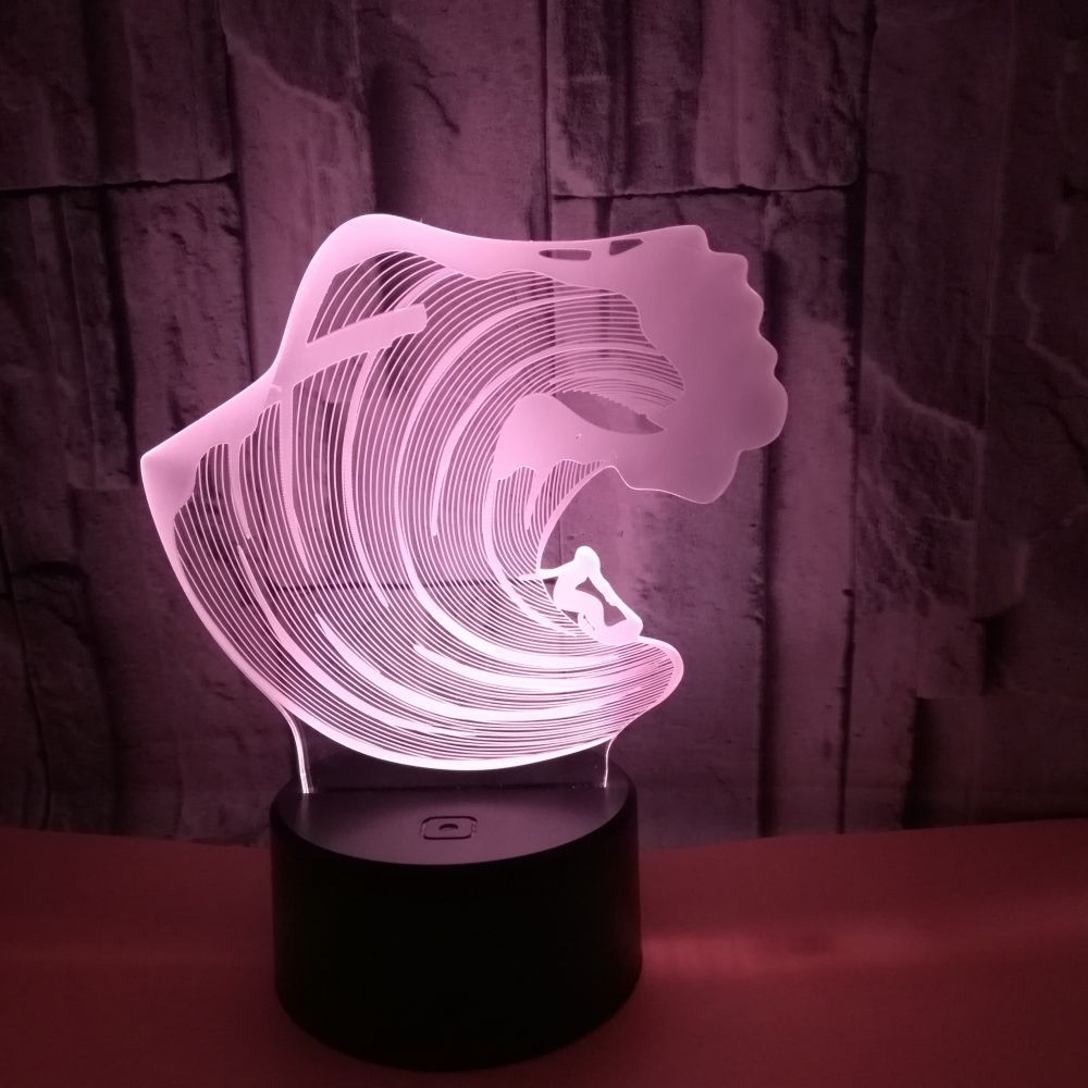 Touch Remote Control 3D Night Light, picture 4 of 4