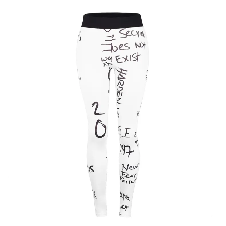 No Days Off! High waisted leggings - White